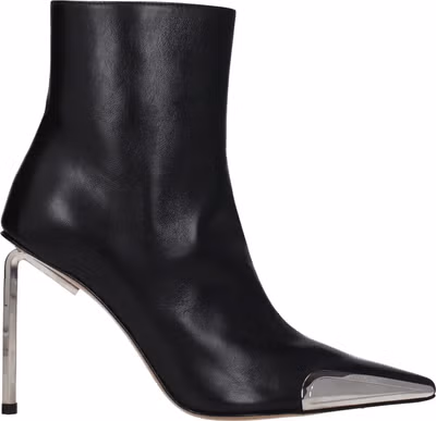 Black Leather Ankle Boots
