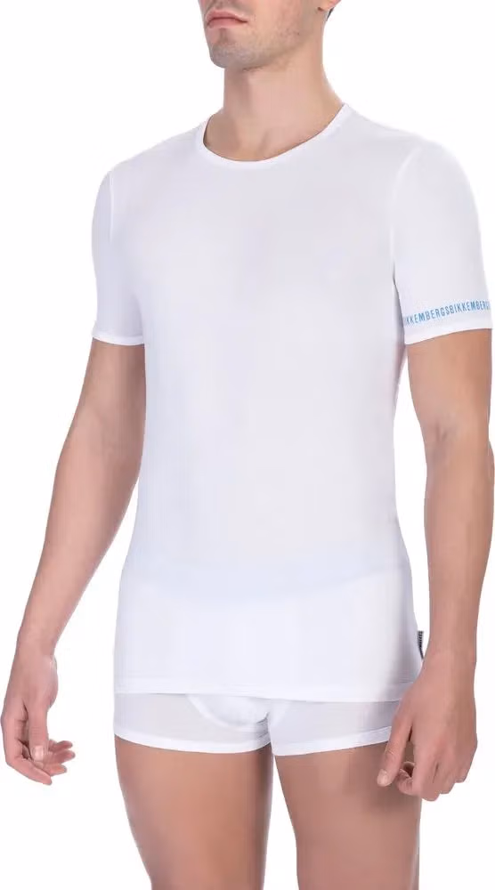 Bikkembergs White Cotton Men's T-Shirt