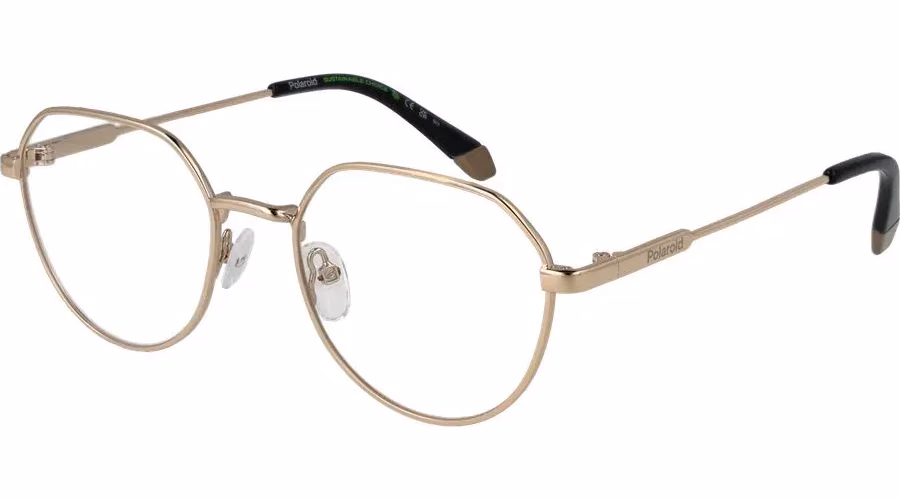 Polaroid Gold Metal Glasses (Frames)