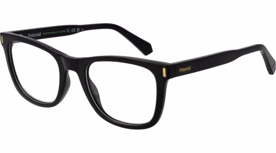 Polaroid Black Polyester Glasses (Frames)