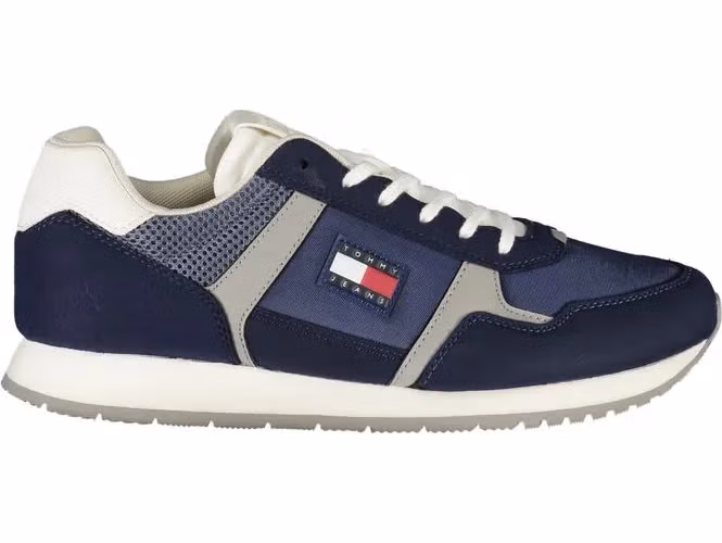 Tommy Hilfiger Blue Polyurethane Men's Sneaker