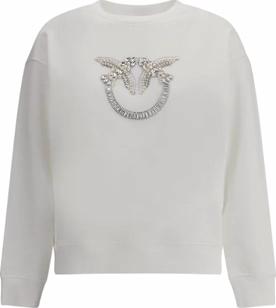 PINKO White Cotton Sweatshirt