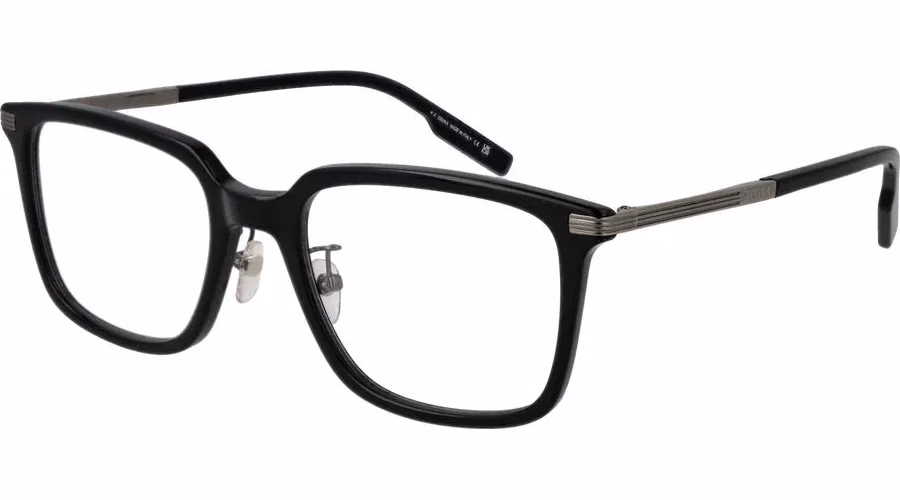Ermenegildo Zegna Black Acetate Glasses (Frames)