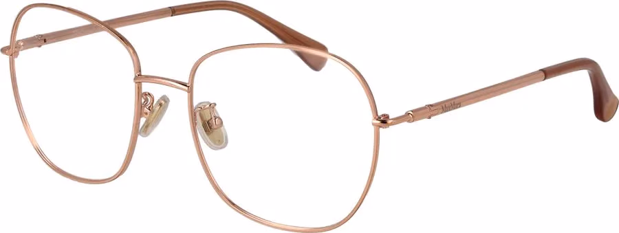 Max Mara Rose Gold Metal Glasses (Frames)