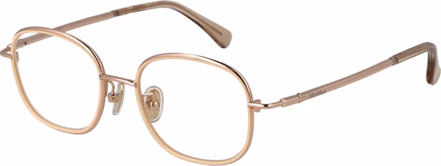 Max Mara Rose Gold Metal Glasses (Frames)