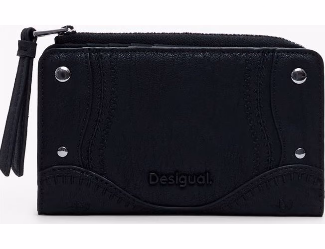 Desigual Nero Poliuretano Women Wallet