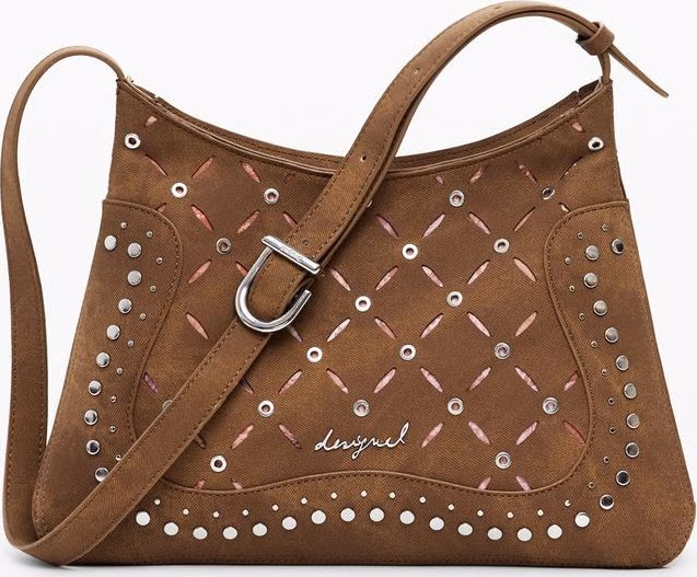 Desigual Marrone Poliuretano Women Backpack