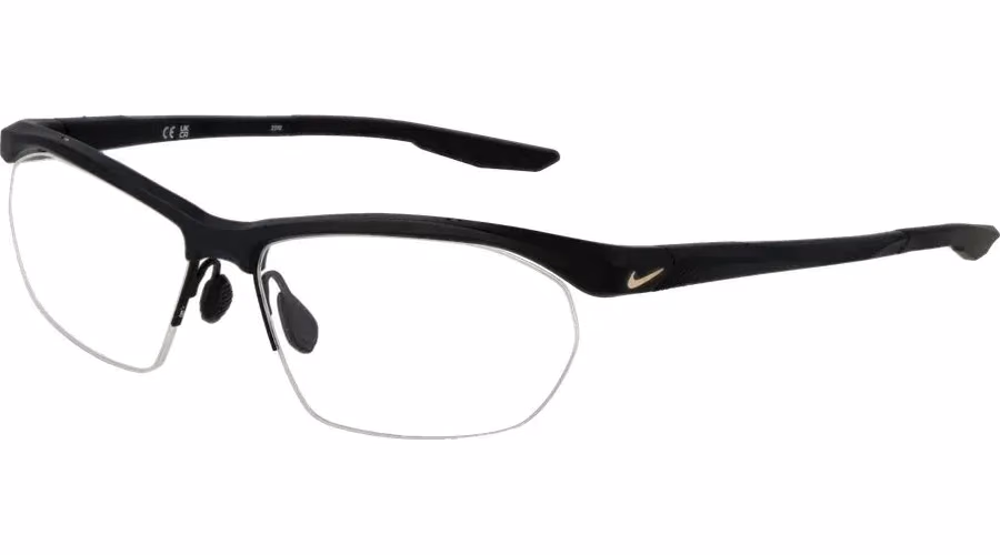 Nike Black Stainless Steel Glasses (Frames)
