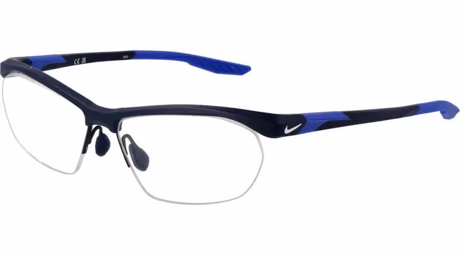 Nike Blue Stainless Steel Glasses (Frames)