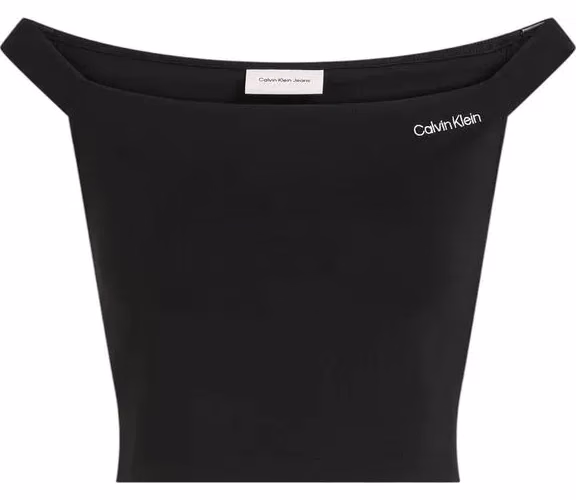 Calvin Klein Jeans Black Viscose Top