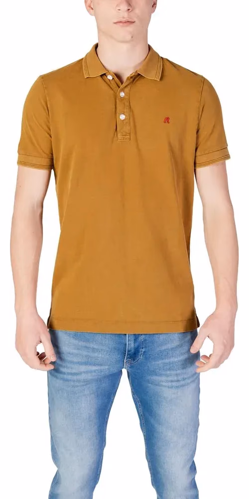 Replay Bronze Cotton Polo Shirt