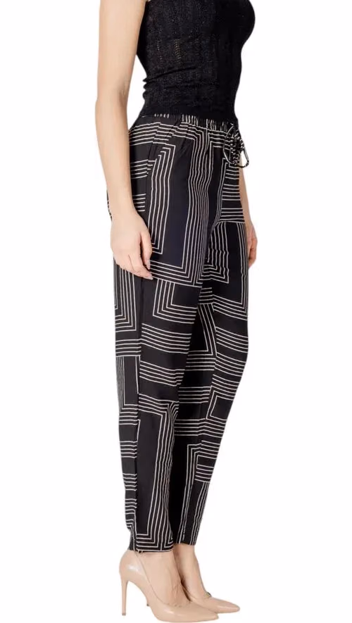 Jacqueline De Yong Black Viscose Pants