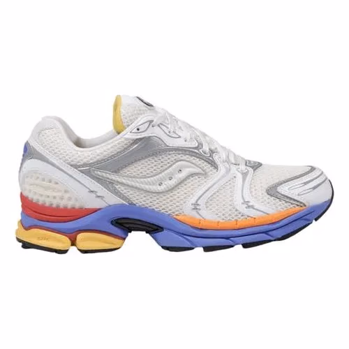 Saucony White Synthetic Athletic Sneakers