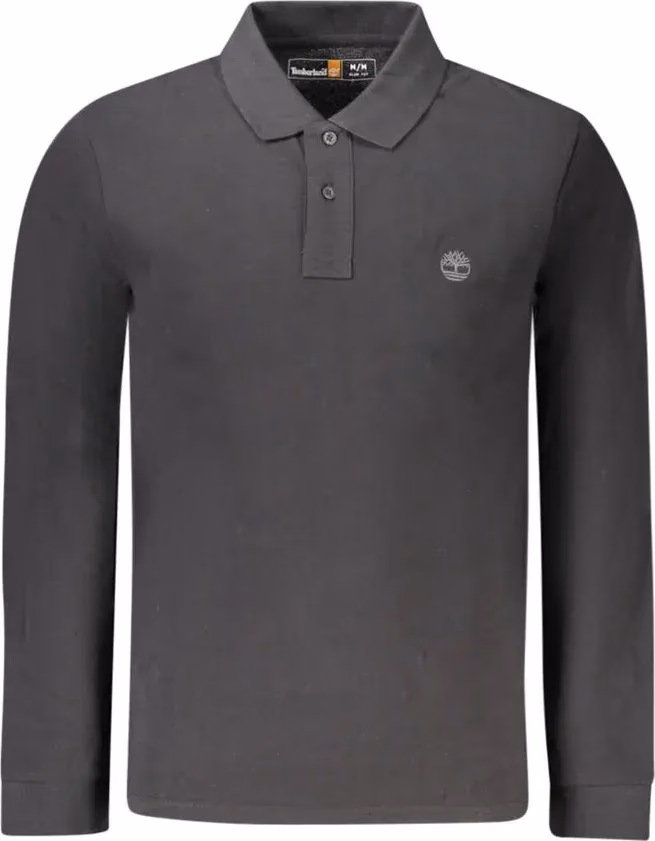 Timberland Black Cotton Men's Polo Shirt