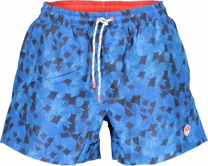 North Sails Blue Polyester Men's Swim Trunk