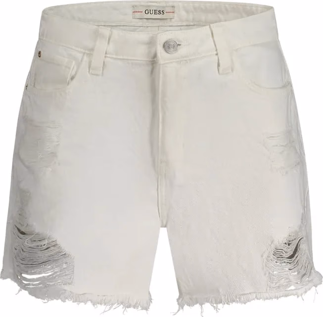 Guess Jeans White Cotton Women's Short