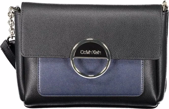Calvin Klein Black Polyurethane Women Shoulder Bag
