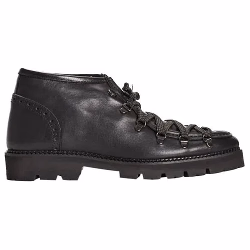 Roberto Pepe Luxury Black Calfskin Men Boot