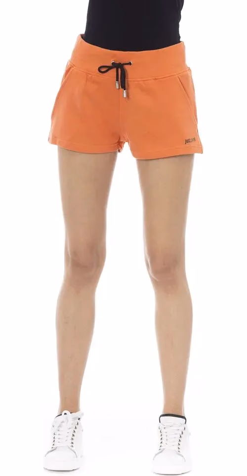 Just Cavalli Orange Cotton Women's Sweatshorts