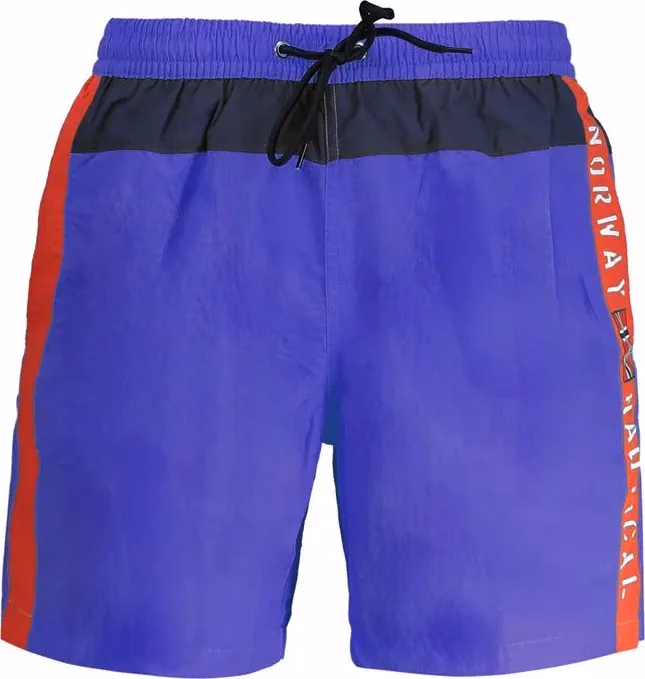 Norway 1963 Blue Polyester Men's Swim Trunk