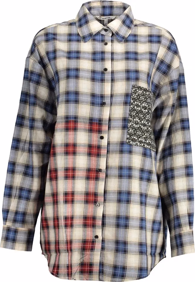Desigual Blue Cotton Women Shirt