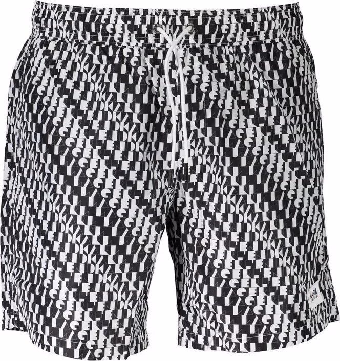 Karl Lagerfeld White Polyester Men's Swim Boxer