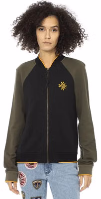 Black Cotton Women Sweater