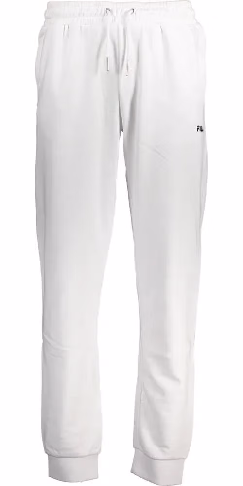 Fila White Cotton Men's Sweatpants