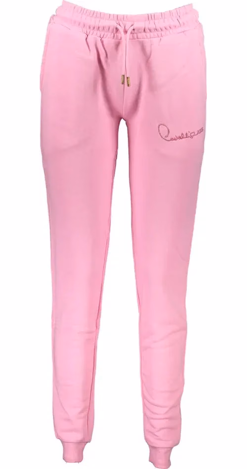 Cavalli Class Rosa Cotton Women's Trouser
