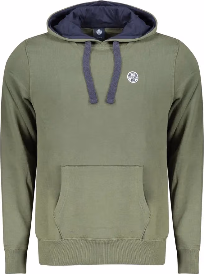 North Sails Verde Cotton Men Sweatshirt