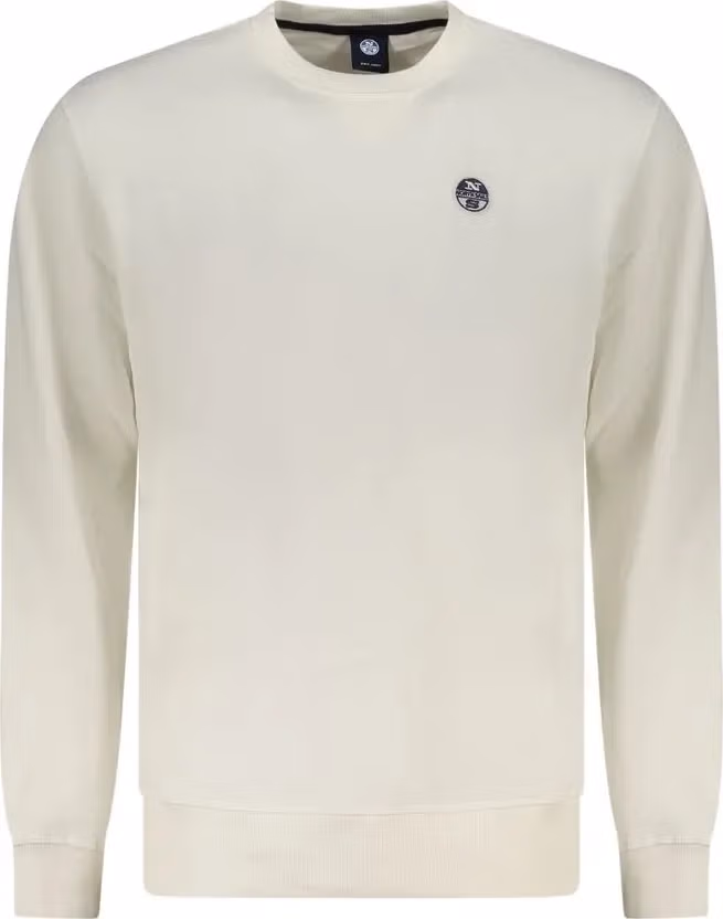North Sails Bianco Cotton Men Sweatshirt