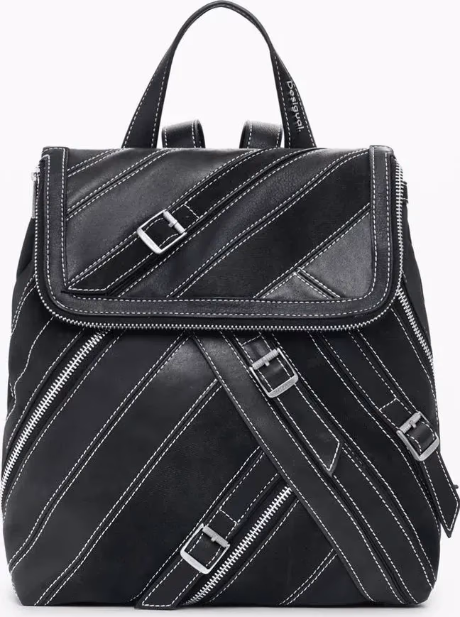 Desigual Black Polyurethane Women Backpack