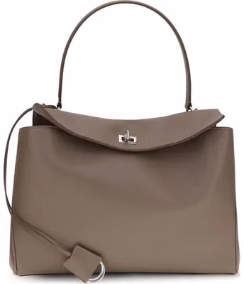 Gray Calf Leather Bos Taurus Shoulder Bag