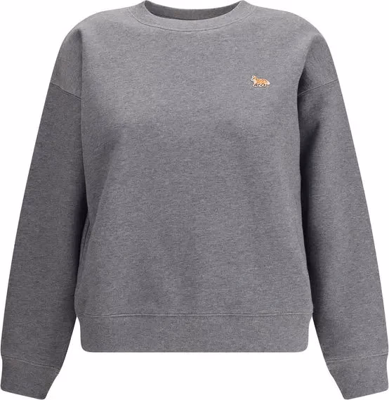 Maison Kitsuné Gray Cotton Sweatshirt