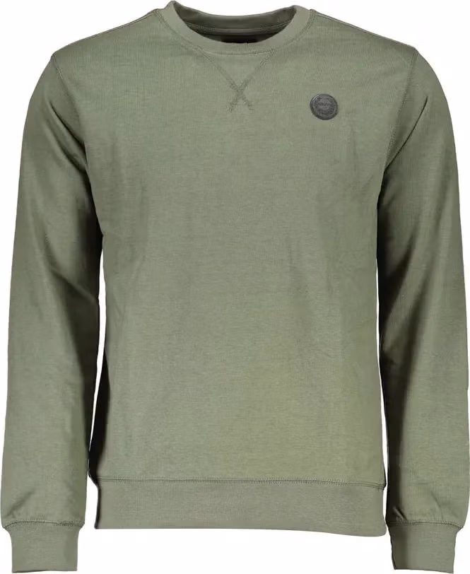 Gianmarco Venturi Verde Cotton Men Sweatshirt