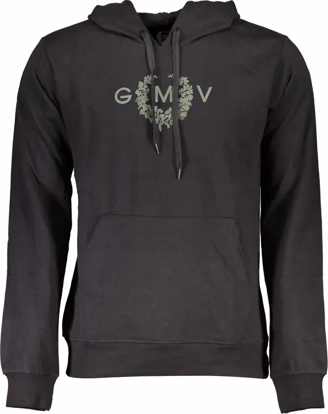 Gianmarco Venturi Nero Cotton Men Sweatshirt