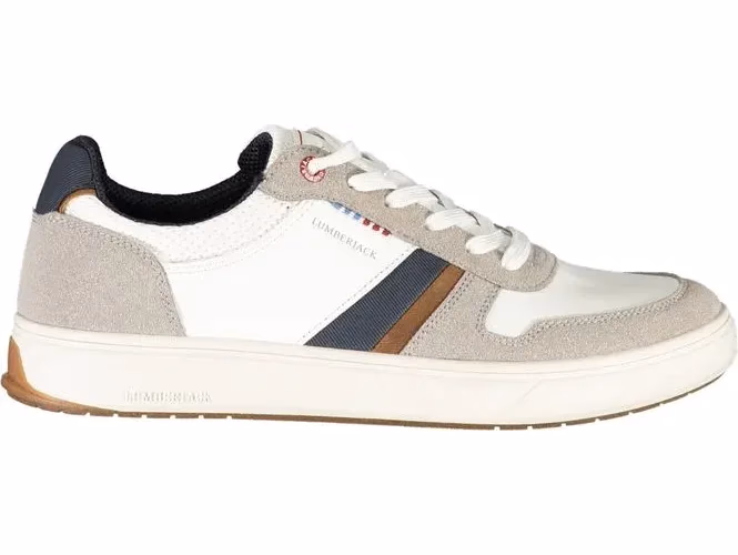 Lumberjack White Polyurethane Men Sneaker