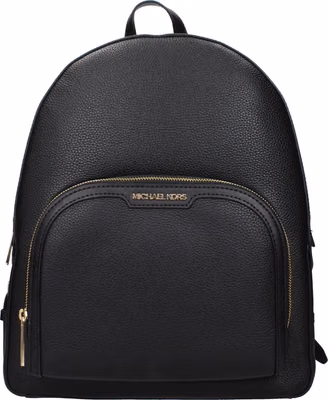 Black Leather Backpack