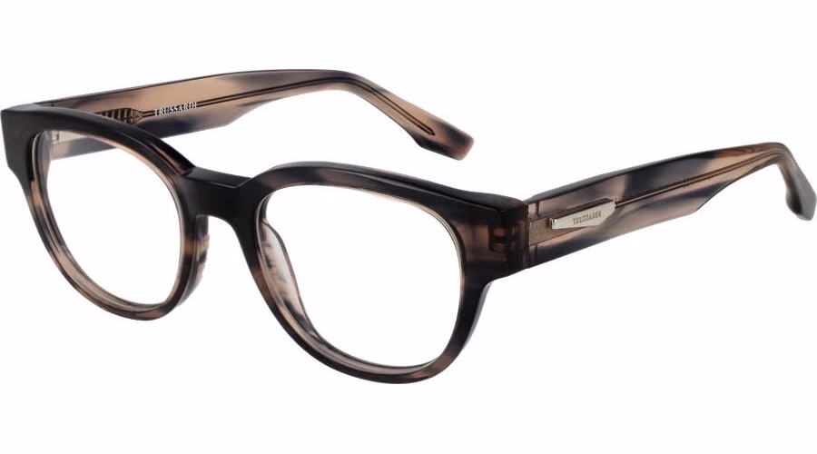 Trussardi Gray Acetate Glasses (Frames)