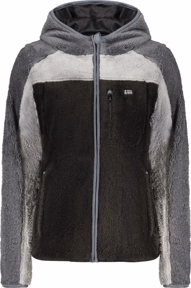 Norway 1963 Black Polyester Women's Sweatshirt with Hood