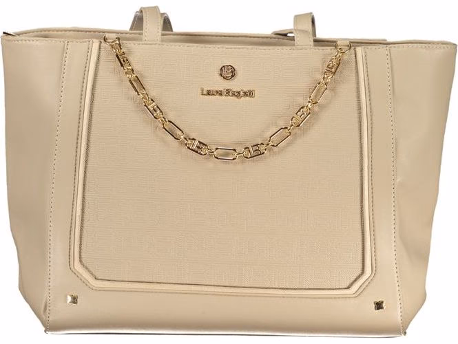 Laura Biagiotti Beige PVC Women Handbag