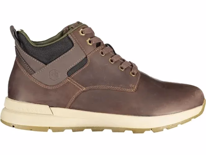 Lumberjack Marrone Leather Men Ankle Boot