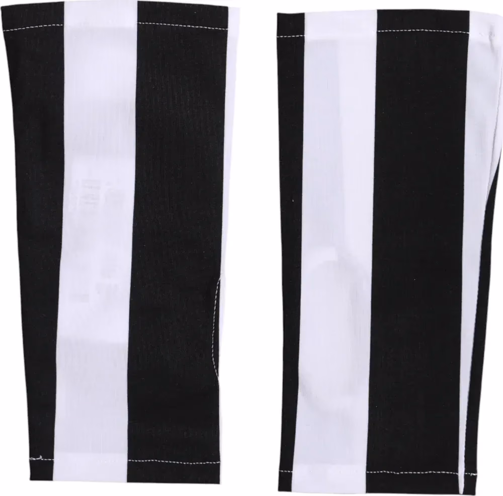 Dolce & Gabbana Black White Nylon Fingerless Wrist Length Gloves
