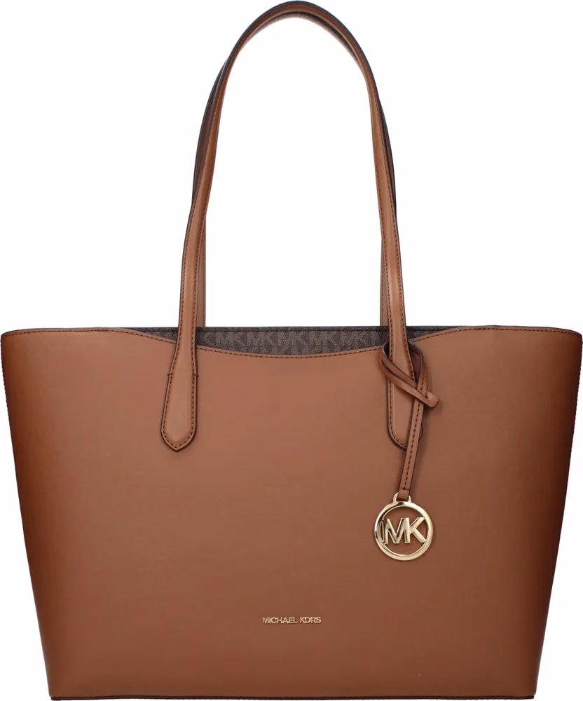 Michael Kors Brown Leather Shoulder Bag