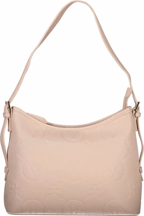 Mario Valentino Rosa Poliuretano Donna Bag with Adjustable and Removable Strap