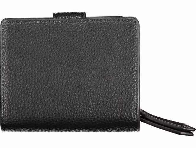 Mario Valentino Black Polyurethane Women Wallet