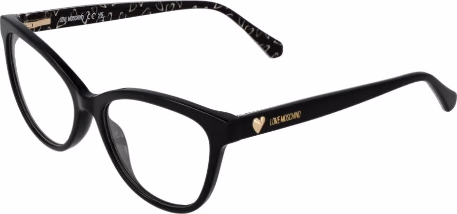 Love Moschino Black Acetate Glasses (Frames)