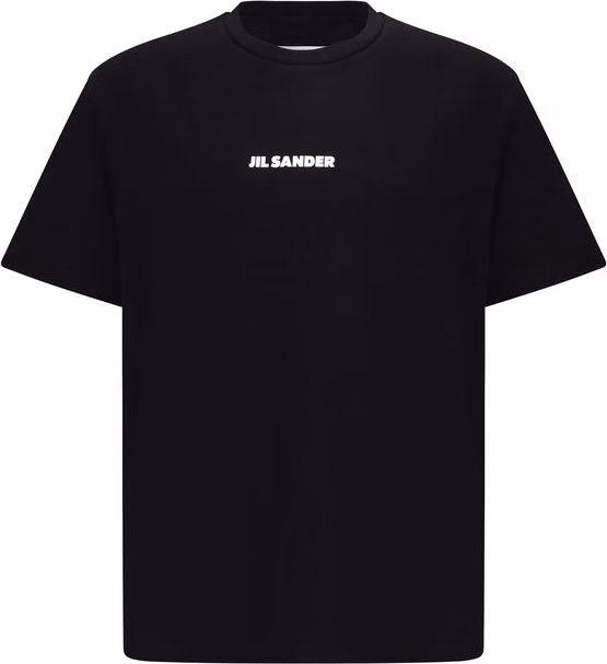 Jil Sander Black Cotton T-Shirt