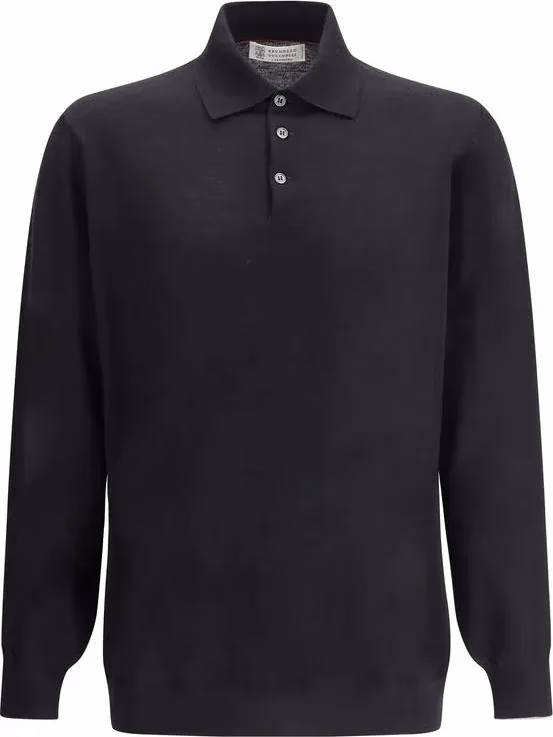 Brunello Cucinelli Black Cashmere Sweatshirt