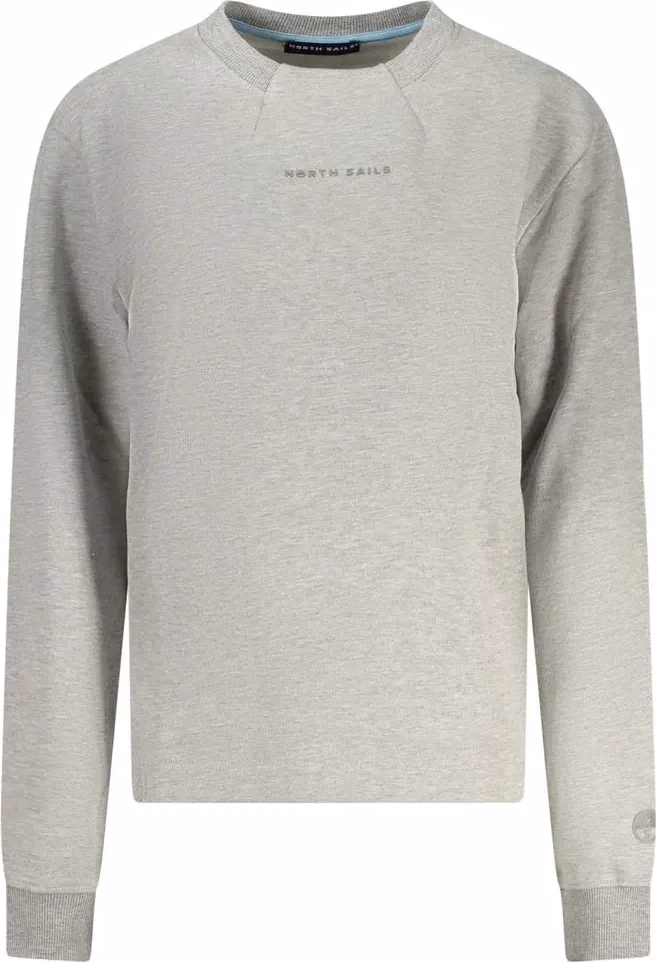 North Sails Grigio Cotton Women Sweatshirt